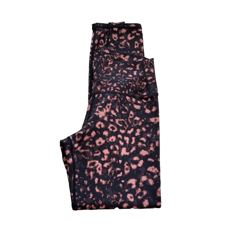 Varley Luna Legging Tort Leopard size XS Leopard Print High-Waisted Leggings